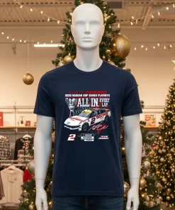 Austin Cindric Checkered Flag Sports 2025 NASCAR Cup Series Playoffs Discount Tire American style t-shirt