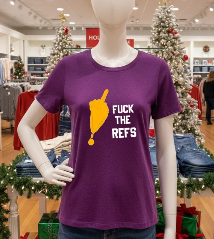 Bengals Fuck The Refs Purple T Shirt