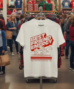 Best Friend Energy Judy Hopps and Nick Wilde cartoon shirt