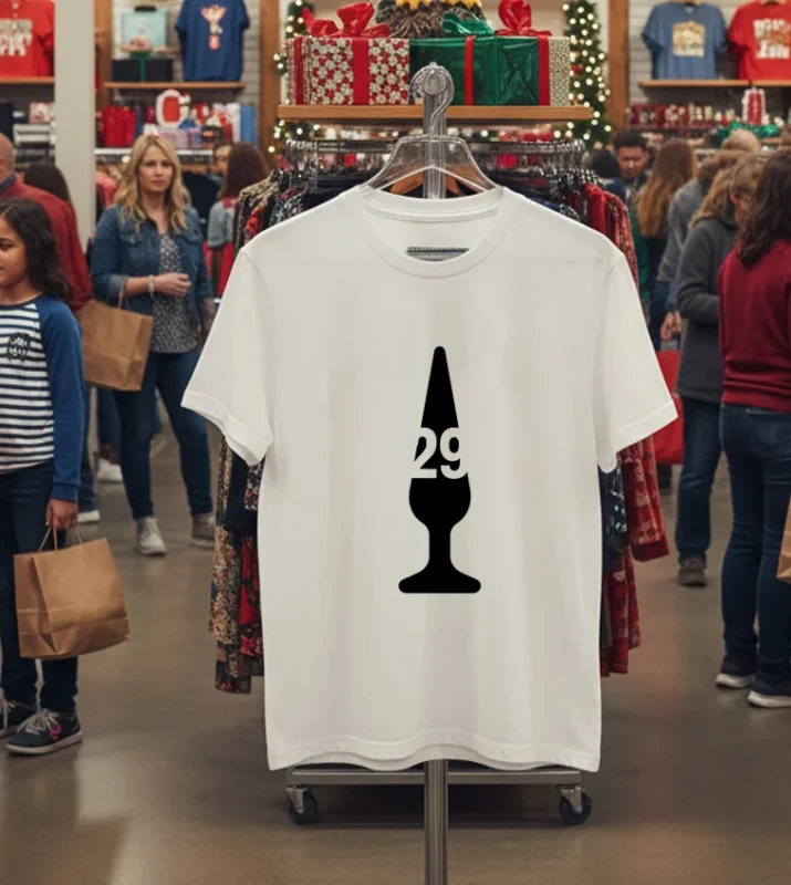 Big Dumper Butt Plug 29 T   White T Shirt