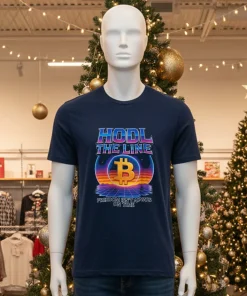Bitcoin Hold The Line Freedom Isn T Always On Time   Black T Shirt