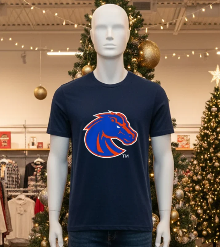 Boise State Broncos Primary Logo 2026 Black T Shirt