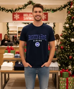 Brighton and Hove Albion Arch letter American style t-shirt