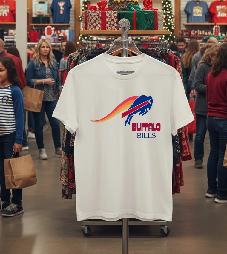 Buffalo Bills Color Splash - white-t-shirt Buffalo Bills Color Splash White T Shirt 2