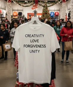 Creativity Love Forgiveness Unity T American style t-shirt