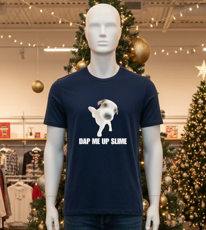 Dap Me Up Slime Cringey Meme Black T Shirt