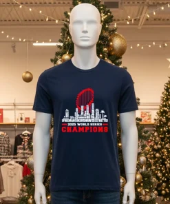 Dodgers 2025 World Series Champions All Team Player Black T Shirt 1