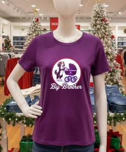 Dog Decoy Big Brother   Purple T Shirt