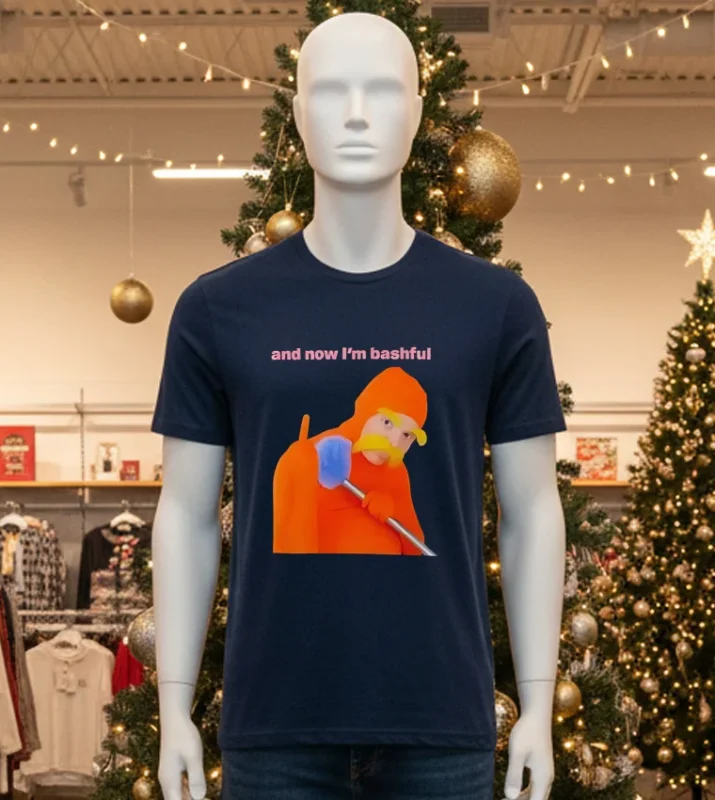 Dr. Seuss And Now I M Bashful Lorax Meme   Black T Shirt