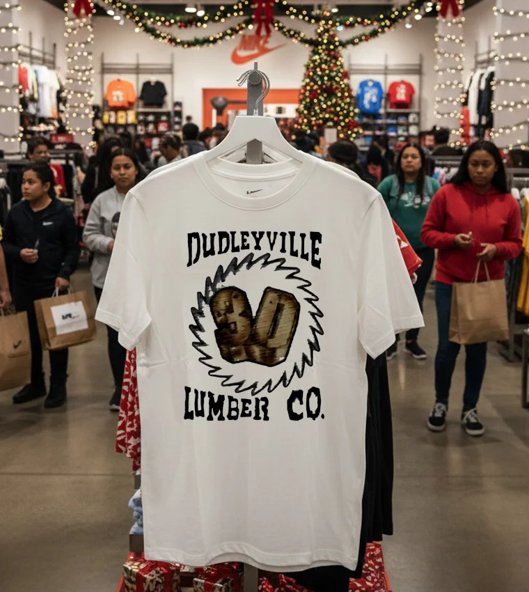 Dudleyville 3D Lumber Co - white-t-shirt Dudleyville 3D Lumber Co White T Shirt