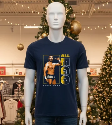 Ethan Page All Ego Pose Canadian Professional Wrestler   Black T Shirt