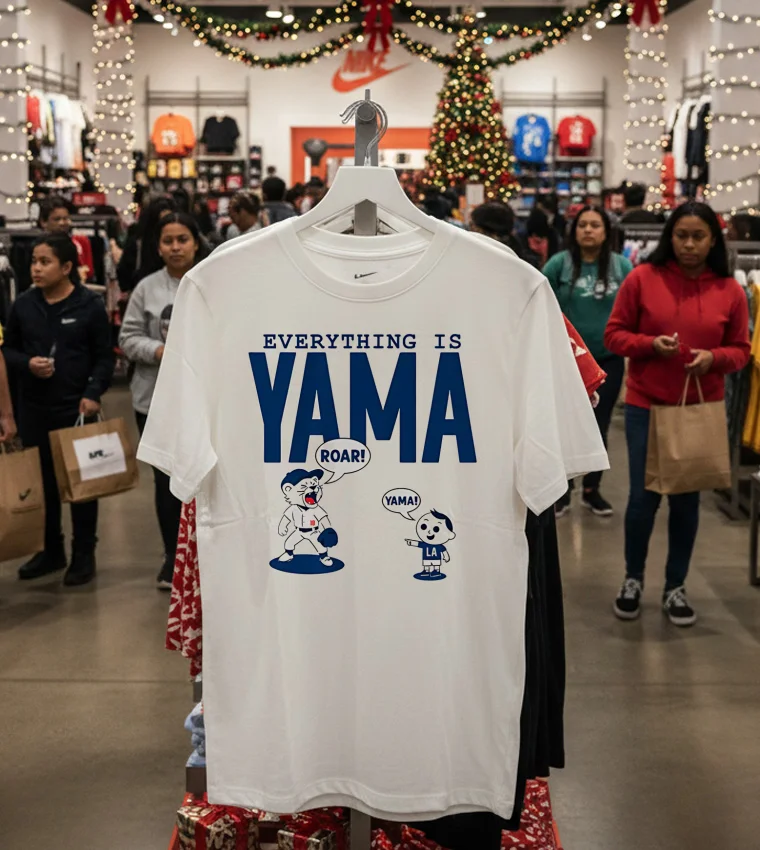 Everything Is Yama Yoshinobu Yamamoto Cartoon White T Shirt 3