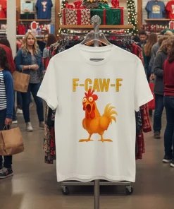 Funny F Caw F Chicken T American style t-shirt
