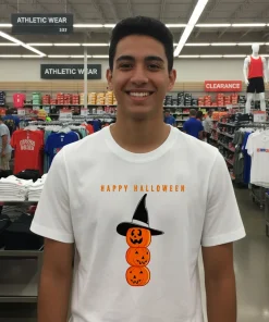 Happy Silly Halloween   White T Shirt