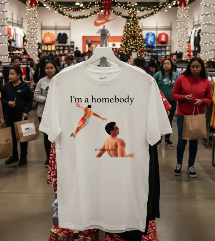 I M A Homebody Plz Leave Me Alone T   White T Shirt