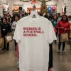 Indiana Is A Football School   White T Shirt