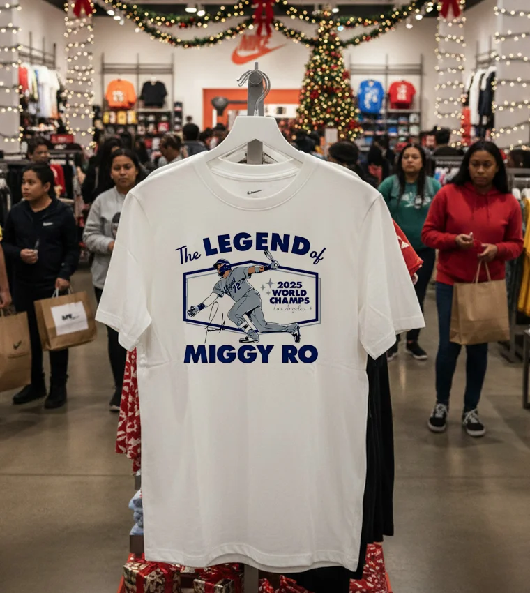 La Dodgers The Legend Of Miggy Ro Miguel Rojas White T Shirt 3