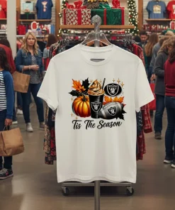 Las Vegas Raiders Tis The Season halloween American style t-shirt