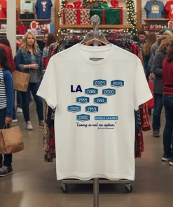 Los Angeles Baseball Nine Time World Champs losing is not an option shirt