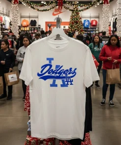 Los Angeles Dodgers White Heritage Slugger 2025 shirt