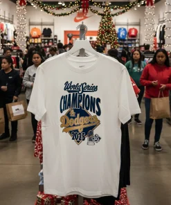 Men s Los Angeles Dodgers Steel 2025 World Series Champions Locker Room shirt