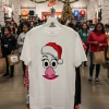 Mrs Potato Head Style Christmas T   White T Shirt