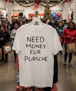 Need Money For Porsche text shirt