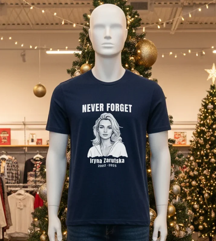 Never Forget Iryna Zarutska 2002 2025   Black T Shirt