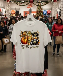 New Orleans Saints Tis The Season halloween American style t-shirt