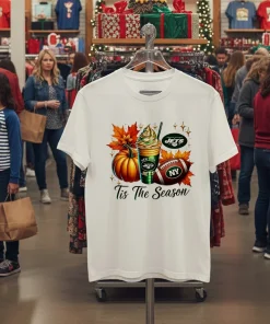 New York Jets Tis The Season halloween American style t-shirt