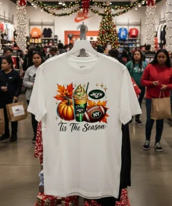 New York Jets Tis The Season halloween American style t-shirt