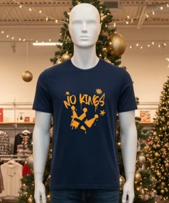 No Kings sample paint simple shirt