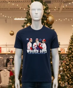 Philadelphia Baseball Wooder Boys T   Black T Shirt