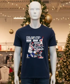 Philadelphia Phillies baseball club Schwarbomb super slugger graphic T shirt