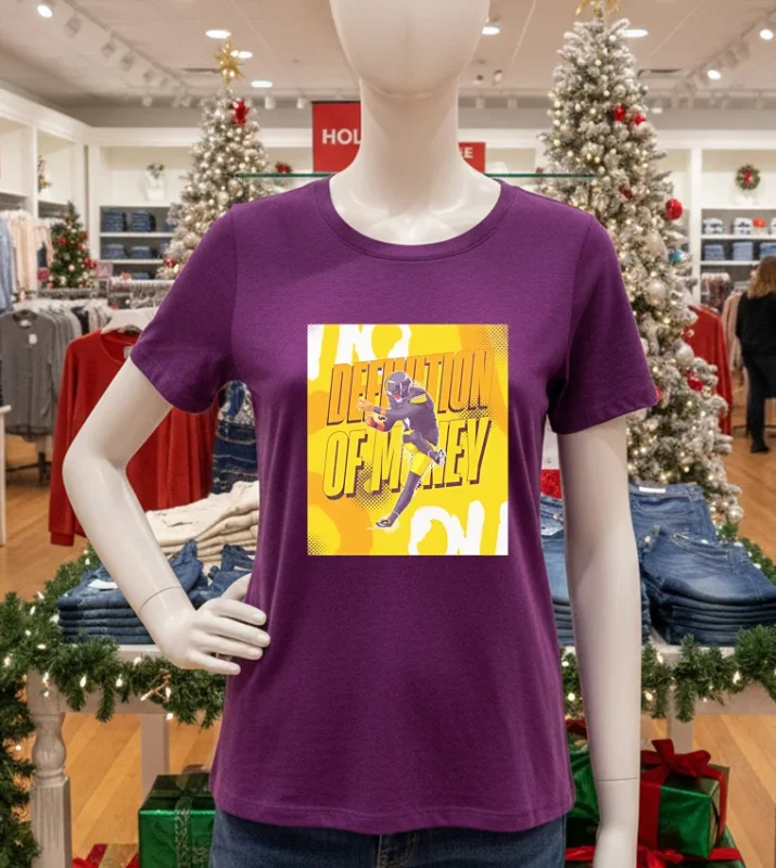 Pittsburgh Steelers Definitely Of Money Purple T Shirt