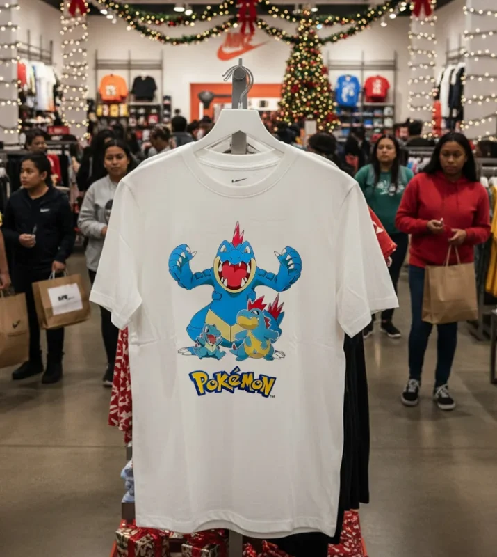 Pokémon Totodile Croconaw Feraligatr White T Shirt