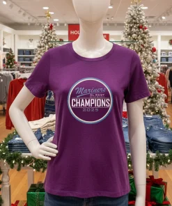 Seattle Mariners AL West Champs 2025 American style t-shirt