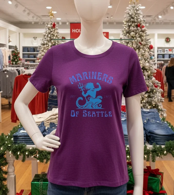 Seattle Mariners Of Seattle Est 1977 Purple T Shirt