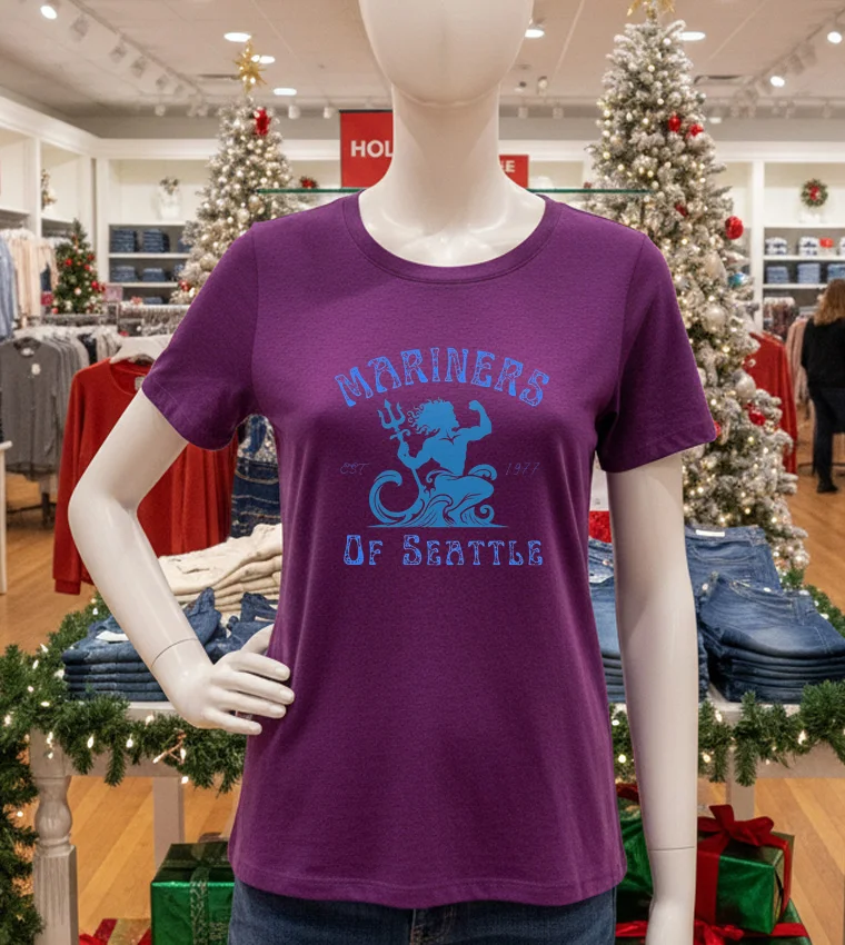 Seattle Mariners Of Seattle Est 1977 - purple-t-shirt Seattle Mariners Of Seattle Est 1977 Purple T Shirt