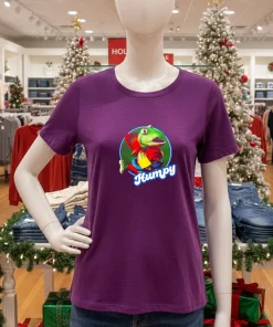 Seattle Mariners Salmon Run Humpy Mascot   Purple T Shirt