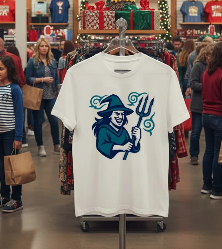 Seattle Mariners The Etsy Witch Funny White T Shirt