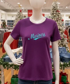 Seattle Mariners Vintage Baseball Script American style t-shirt