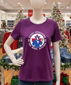 Start Spreading The News Bitches 2025 Toronto Blue Jays   Purple T Shirt