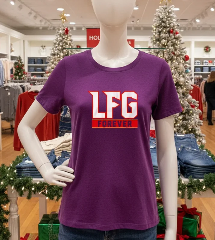 Tampa Bay Lfg Forever The Goat   Purple T Shirt