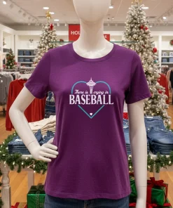 There Is Crying In Baseball heart American style t-shirt