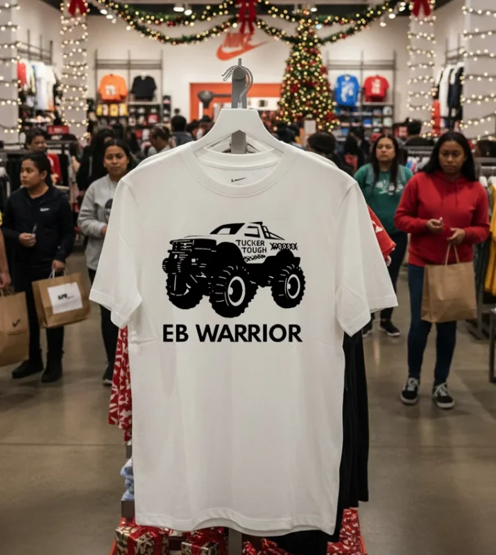 Tucker Tough Eb Warrior   White T Shirt