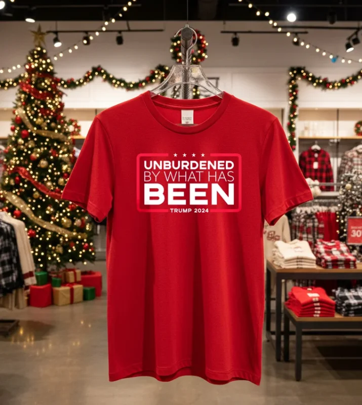 Unburdened By What Has Been Trump 2024   Red T Shirt