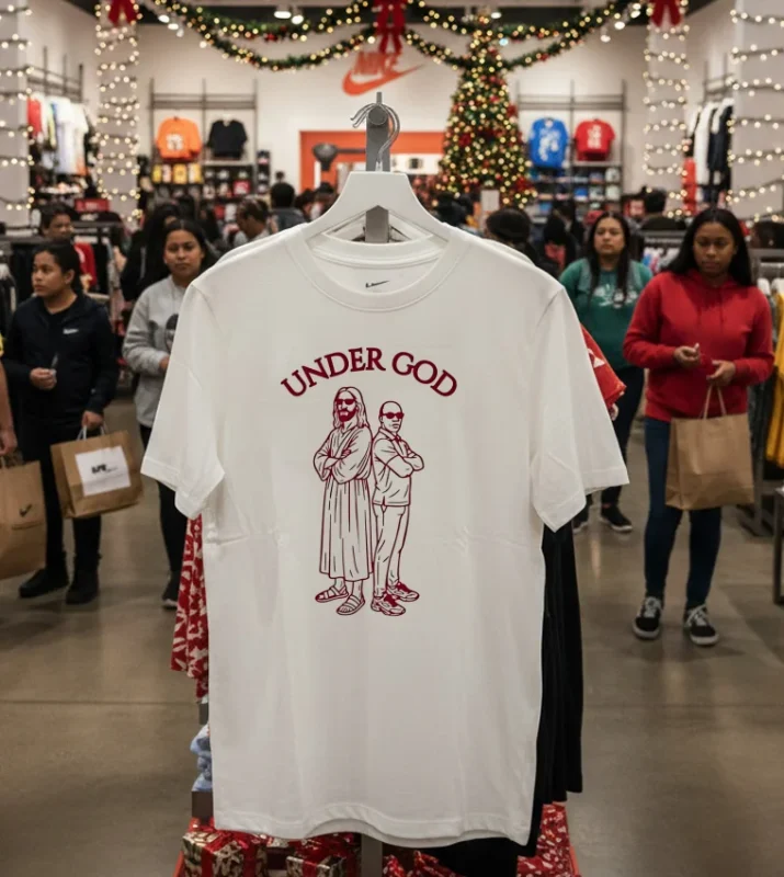 Under God Giesu And Kanye West White T Shirt