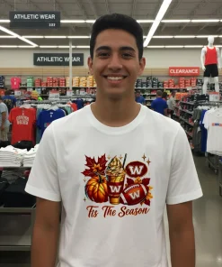 Washington Commanders Tis The Season halloween American style t-shirt