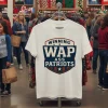 Winning Wap Ass Patriots Logo White T Shirt 2